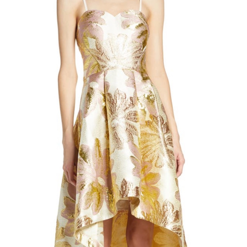 Chi Chi London Grace Strapless High/Low Dress